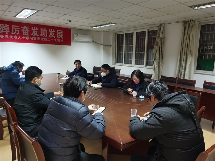 民进迎江区委召开一届七次会议